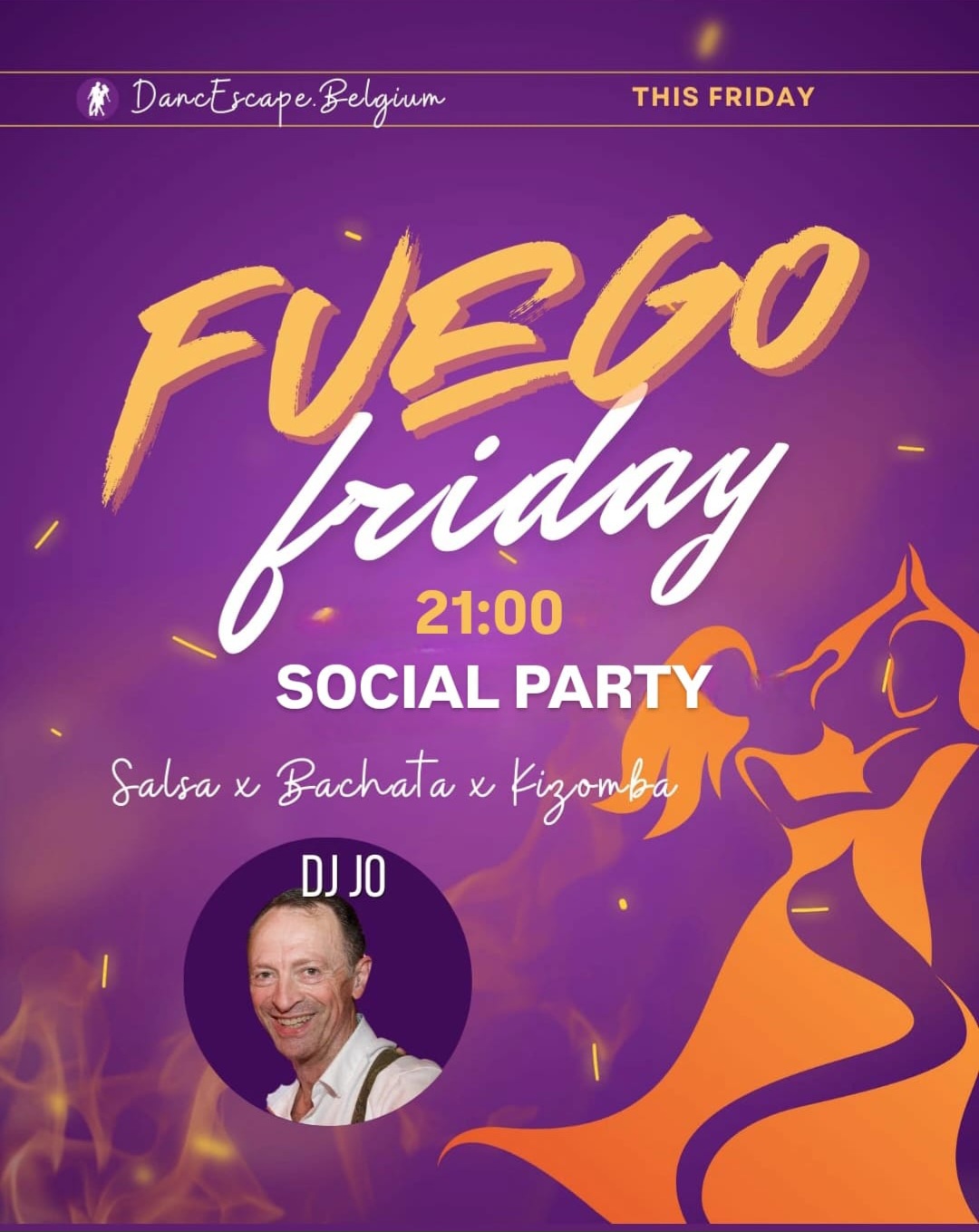 Fuego Friday, after class social met Dj Jo @ Malpertuus.