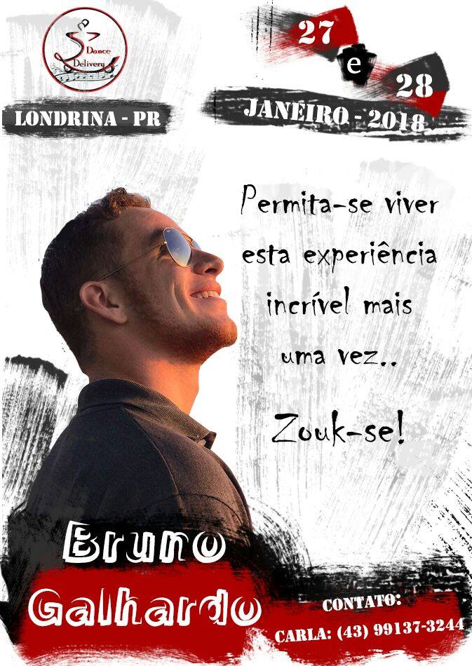 Bruno Galhardo em Londrina - Workshop e Baile