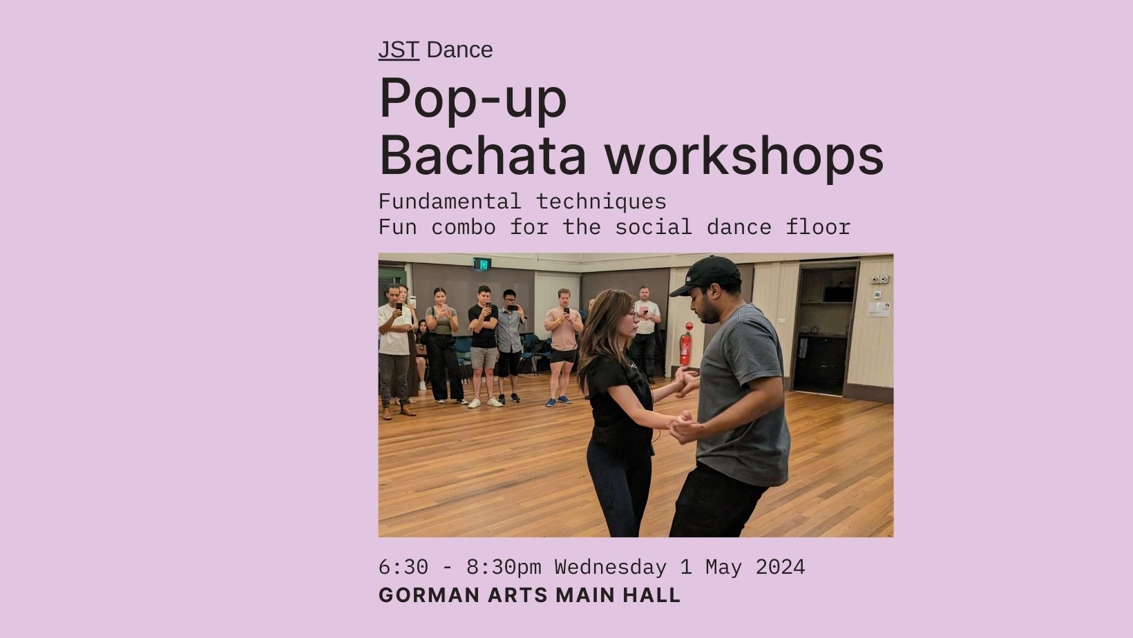 JST Dance: Pop-up Bachata workshops