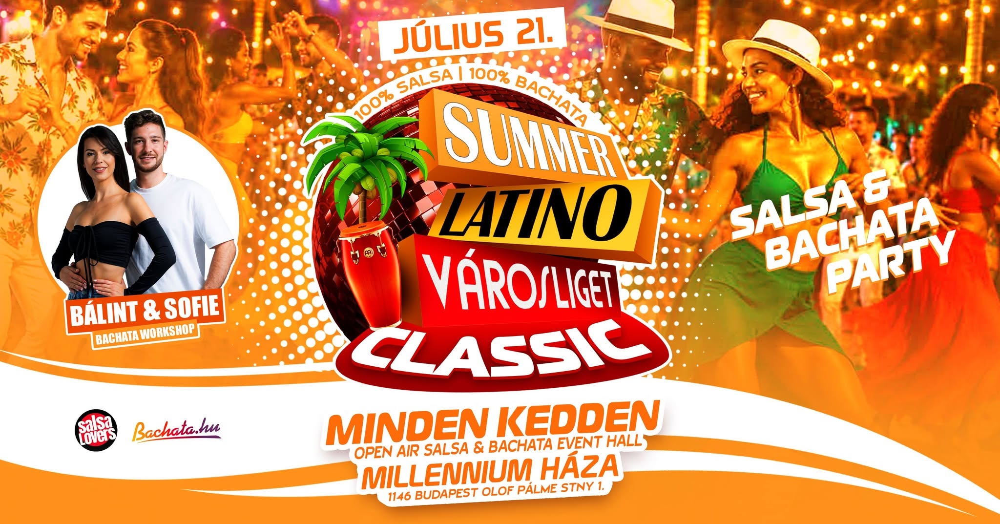Summer Latino Classic: MINDEN KEDDEN Salsa & Bachata buli