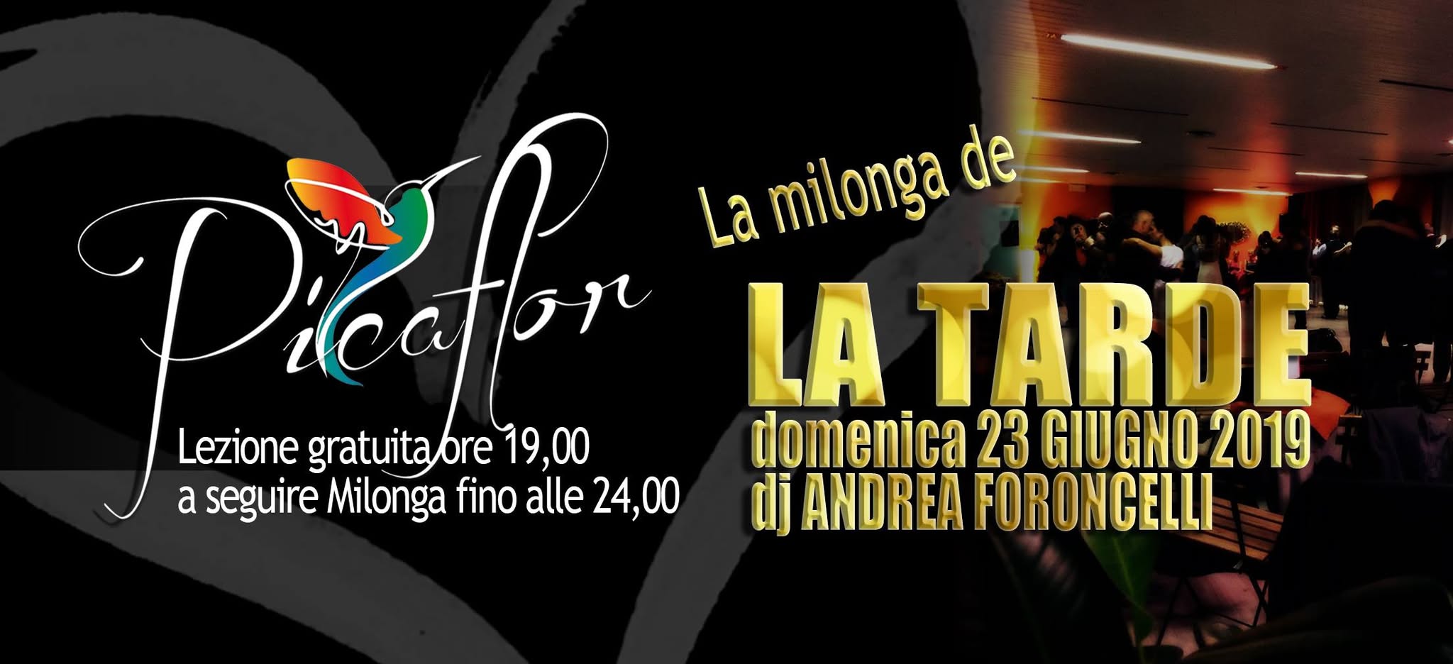 Davide Piubello a La TARDE - La domenica del Picaflor