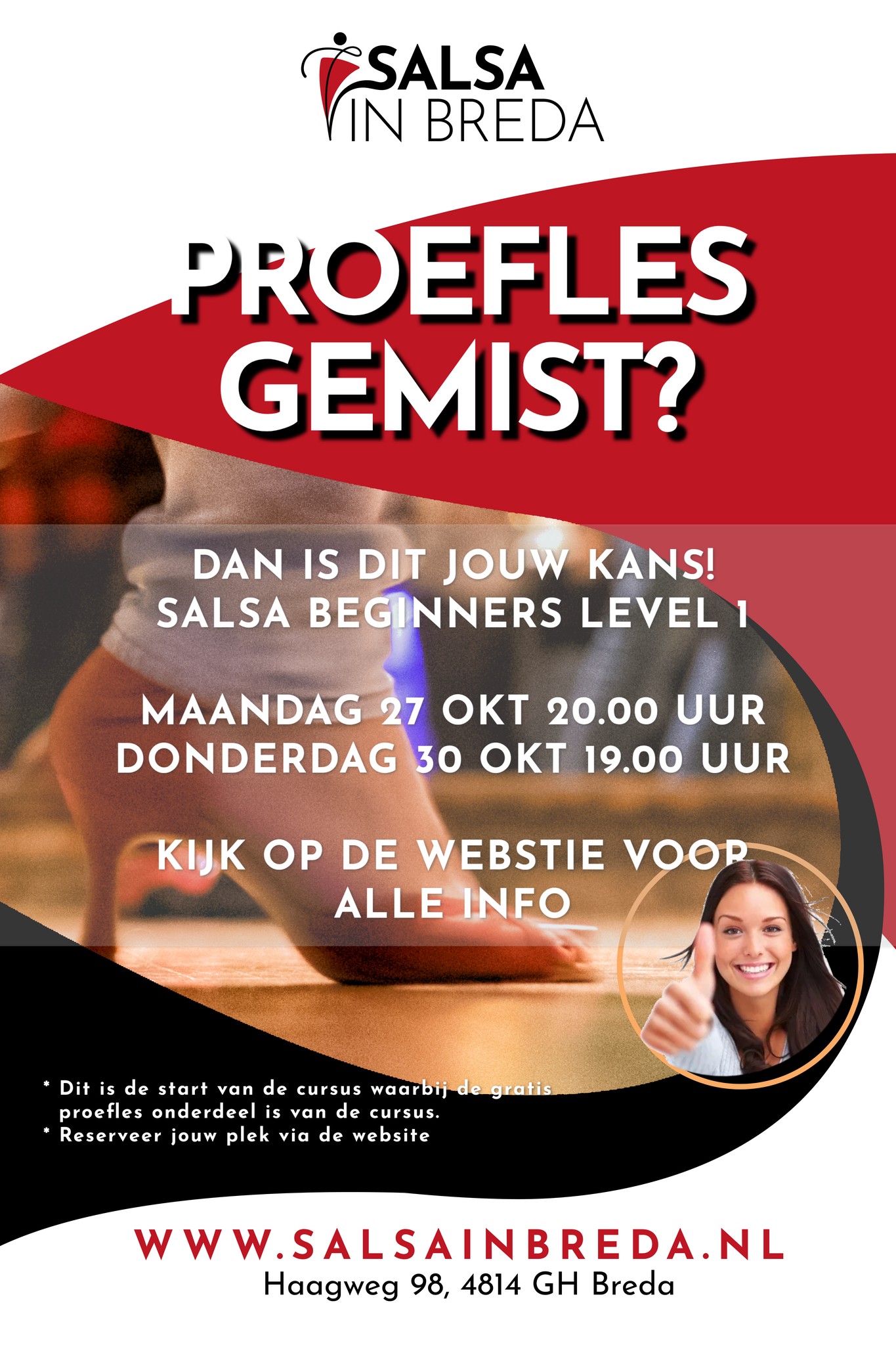 SALSA PROEFLES GEMIST? HET KAN NOG STEEDS
