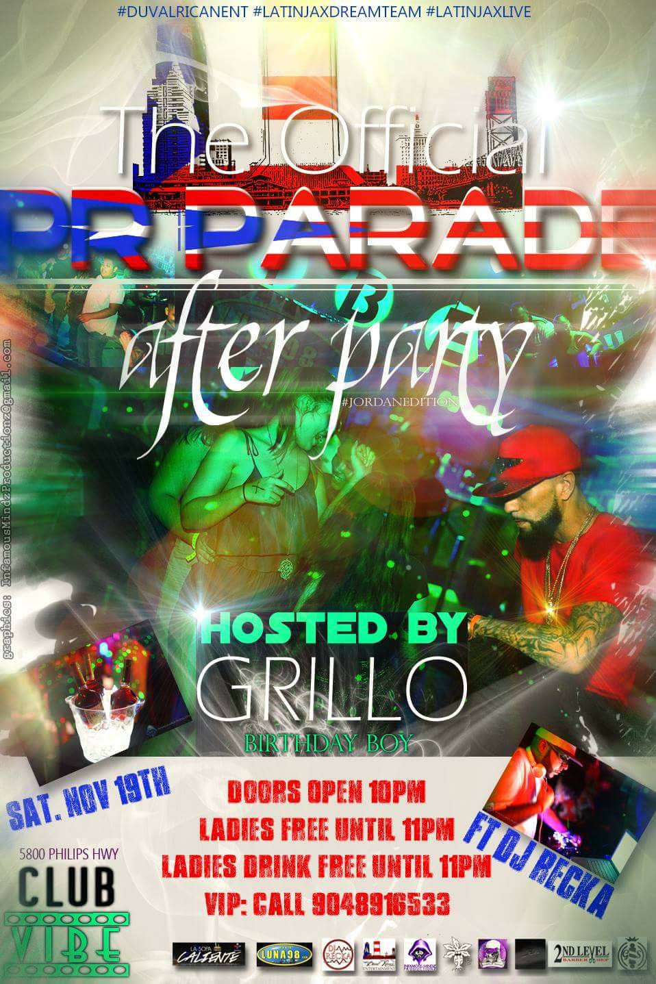 OFFICIAL #LatinJax PR PARADE AFTERPARTY @ VIBE 5800 PHILIPS HWY
