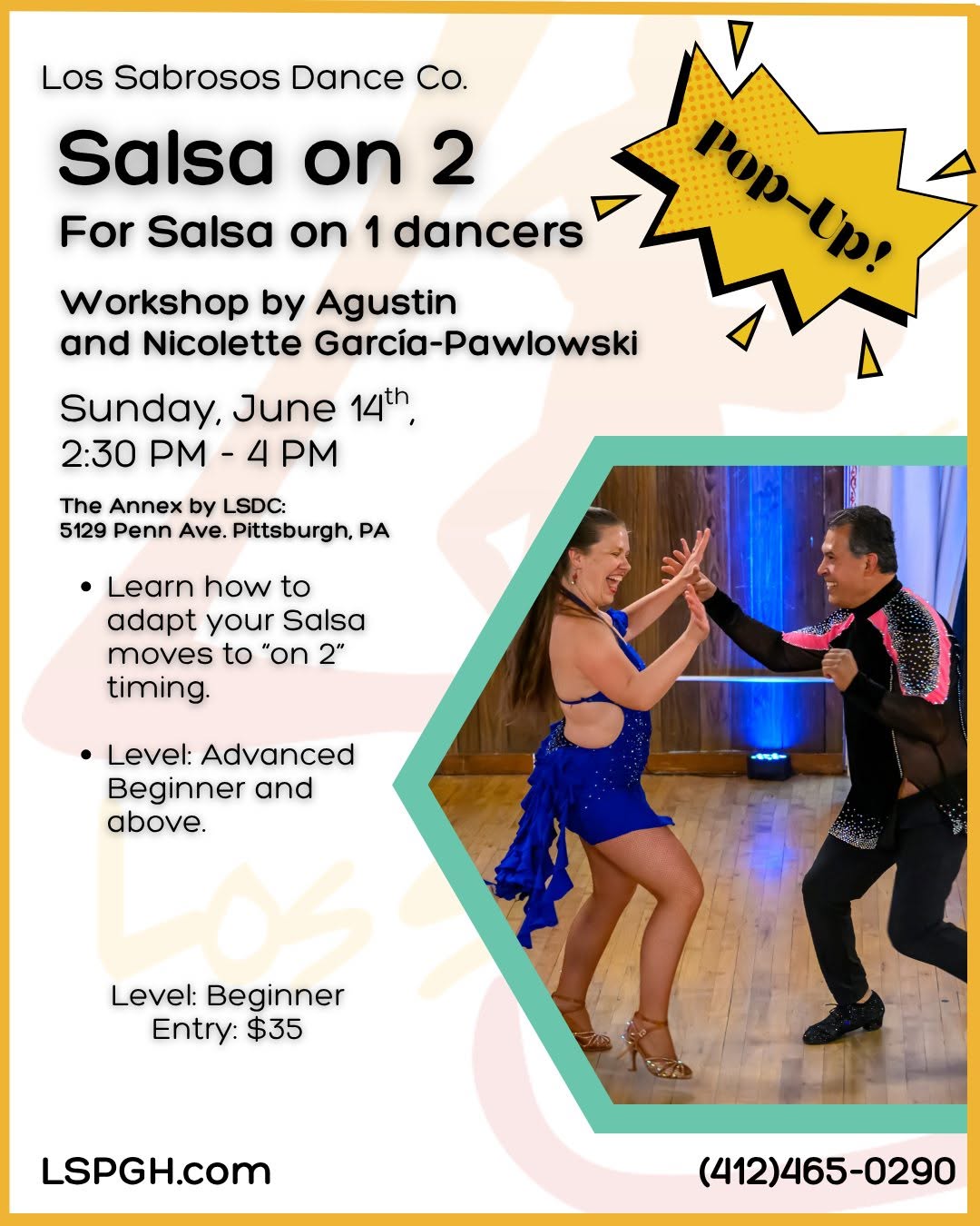 Salsa on 2 Pop-Up Workshop