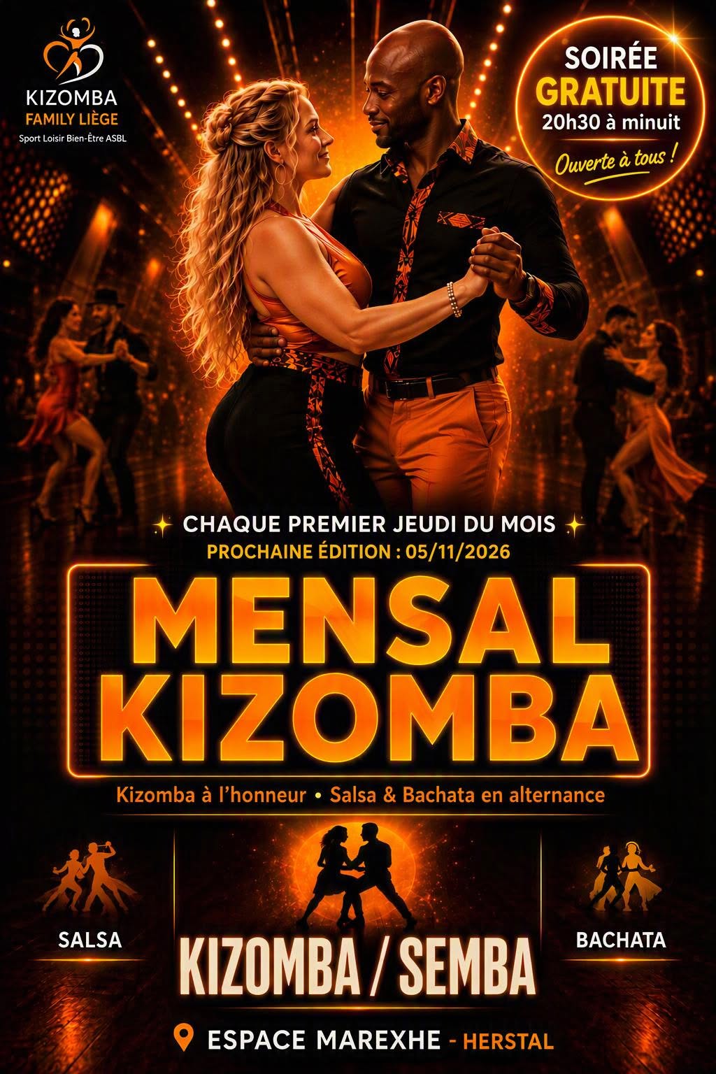 Mensal Kizomba Novembre 2026