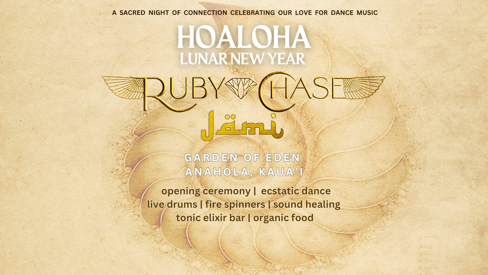 HOALOHA: LUNAR NEW YEAR RUBY CHASE + JÄMI