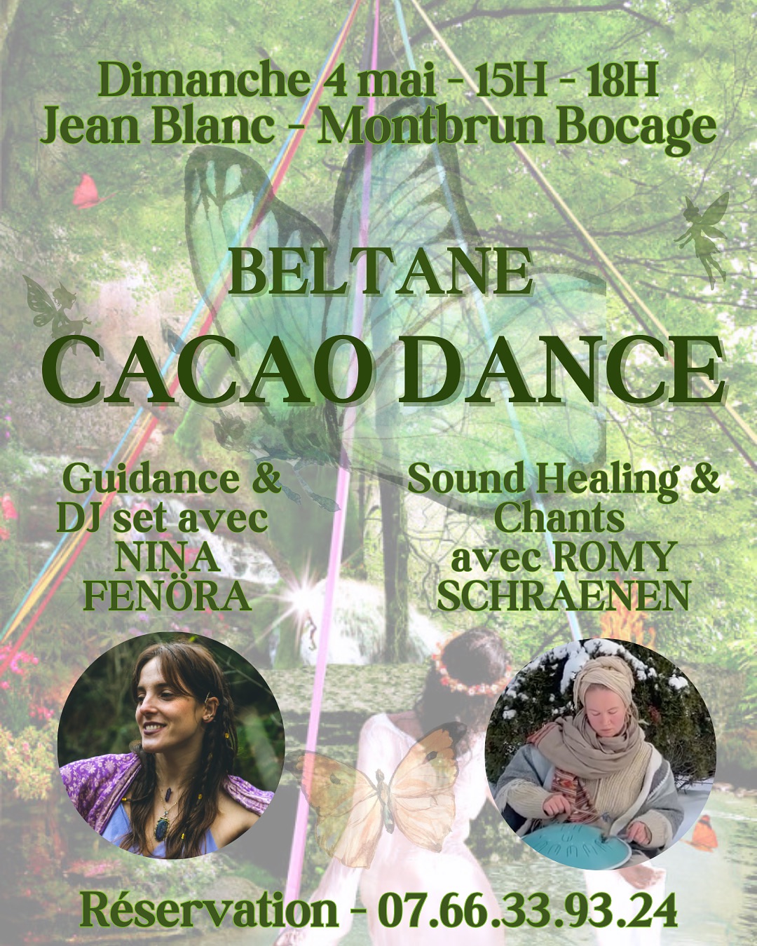 Cacao beltane Ecstatic Dance - Nina Fenöra et Romy Shraenen & - Foix