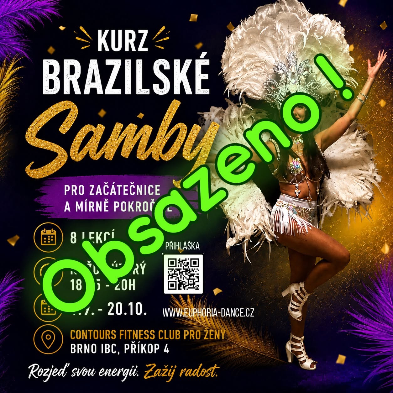 💃 SAMBA PRO ŽENY začátečnice a mírně pokročilé