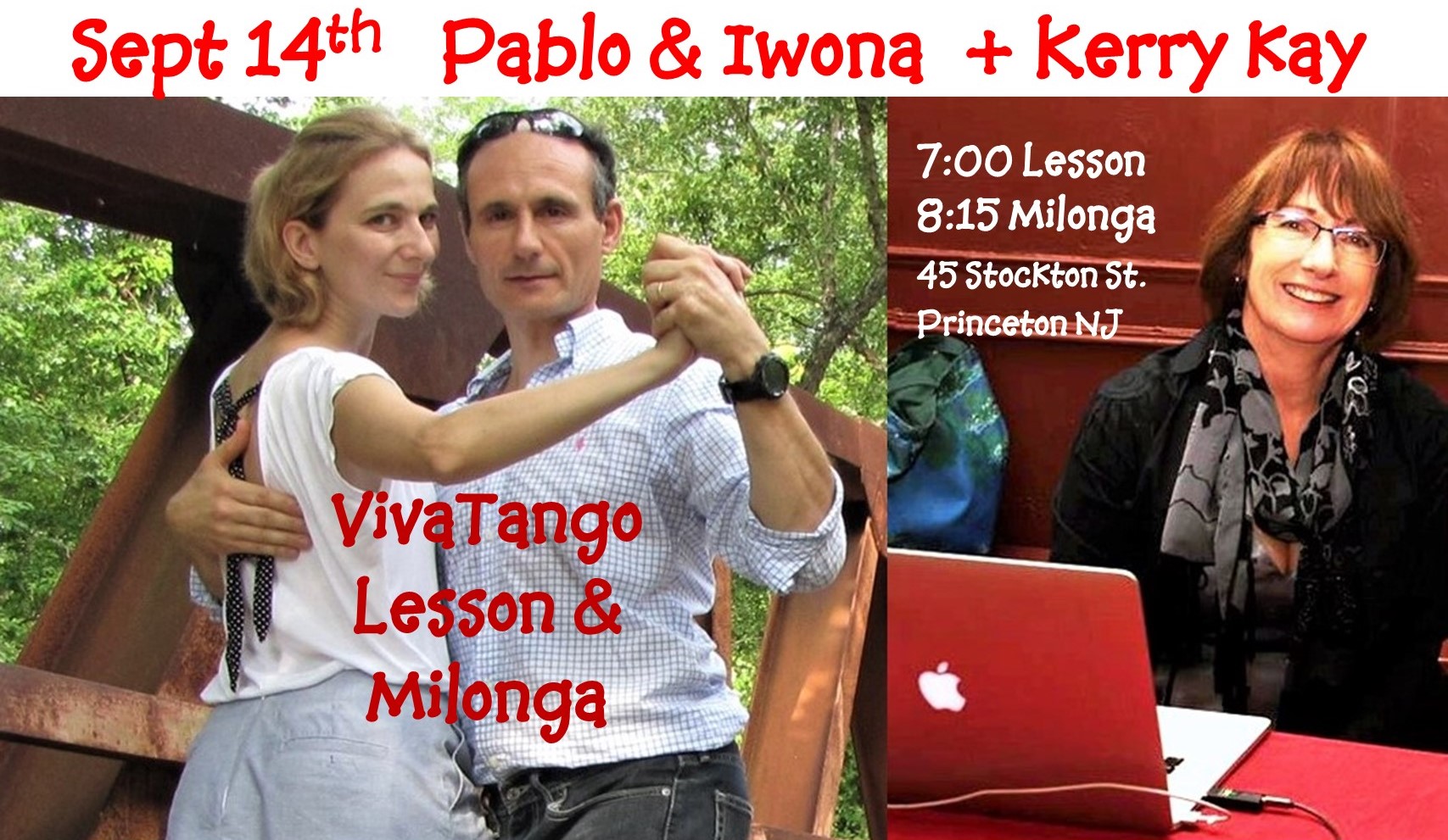 Pablo Garcia Gomez & Iwona Ionescu Teach Lesson Plus DJ Kerry Kay Hosts the Milonga