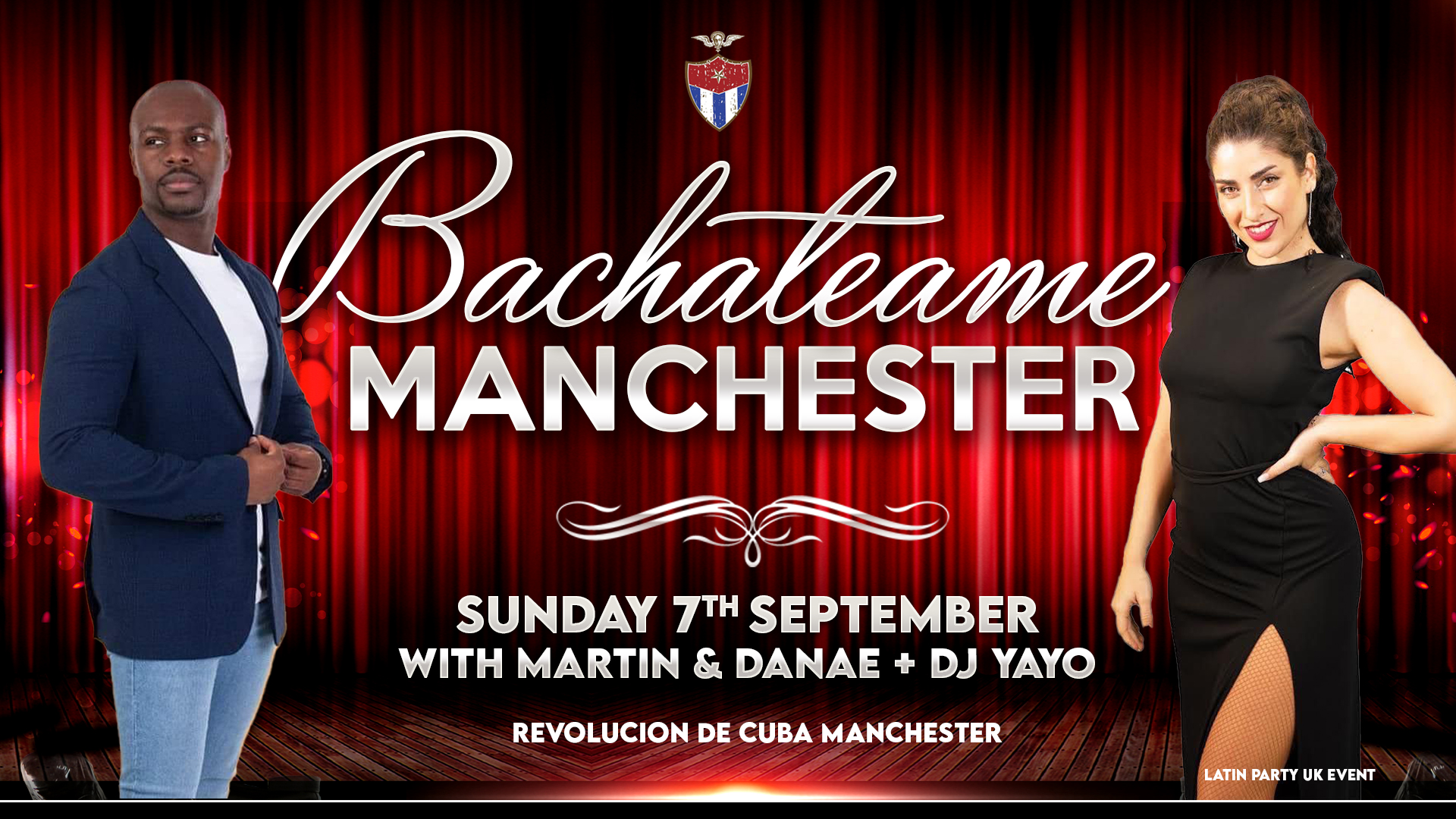 Bachateame Manchester - Sunday 7th September Revolution de Cuba