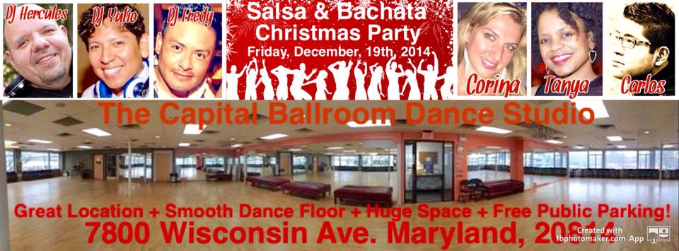 The Salsa & Bachata Christmas Party! Featuring DJ Hercules DJ Yulio DJ Fredy - Grand Debut of DJ Kha!!!