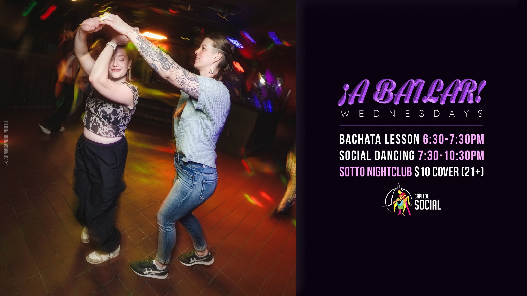¡A Bailar! Wednesdays at SOTTO (04 08 26)