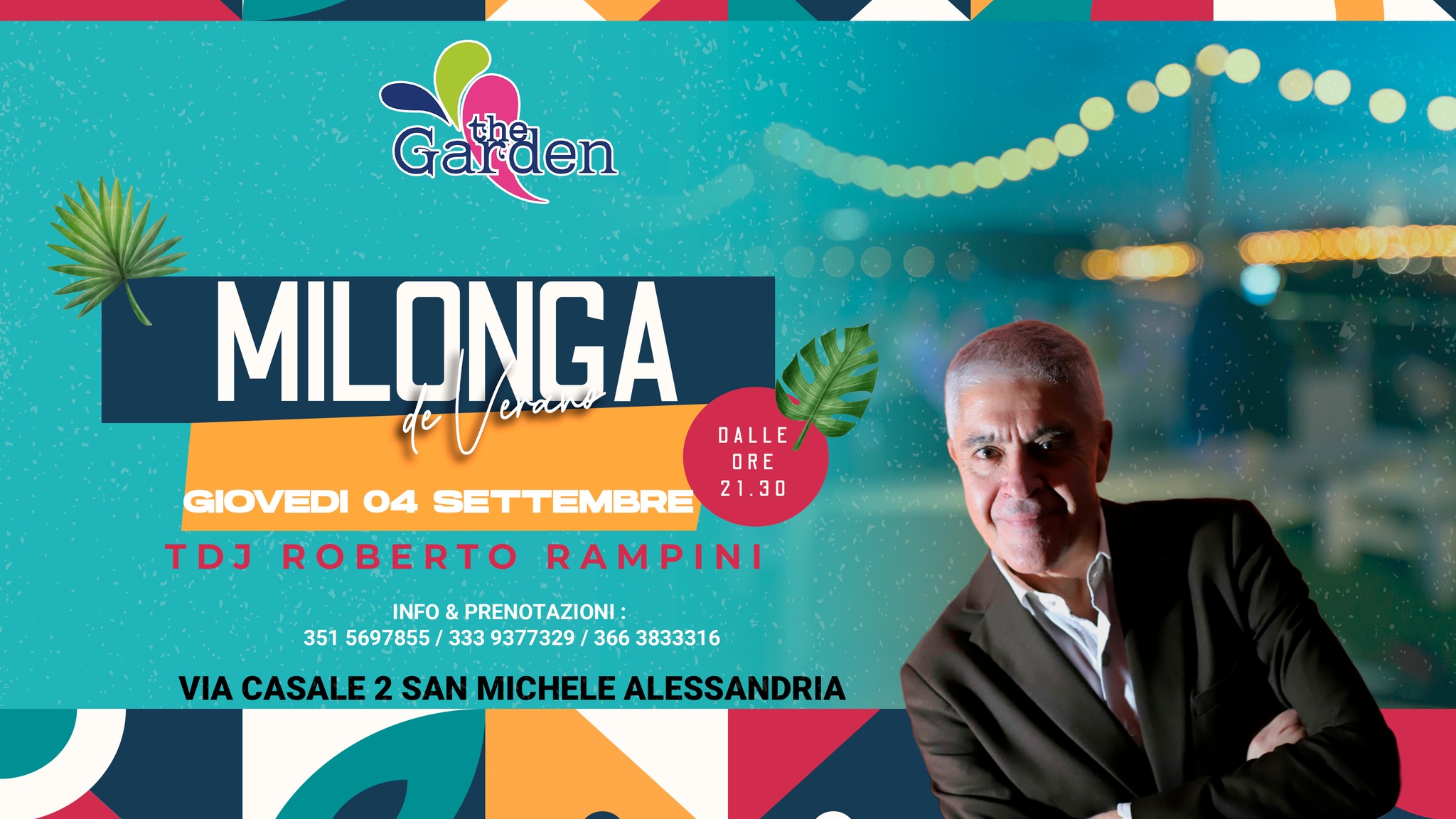 Giovedi 04 SETTEMBRE