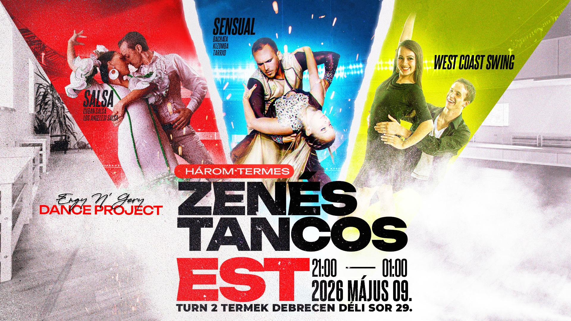 Virágos Zenés Táncos Est 3termes