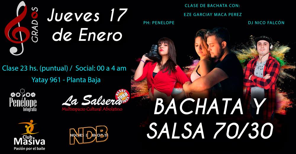 6 Grados Bachata y Salsa 17-01
