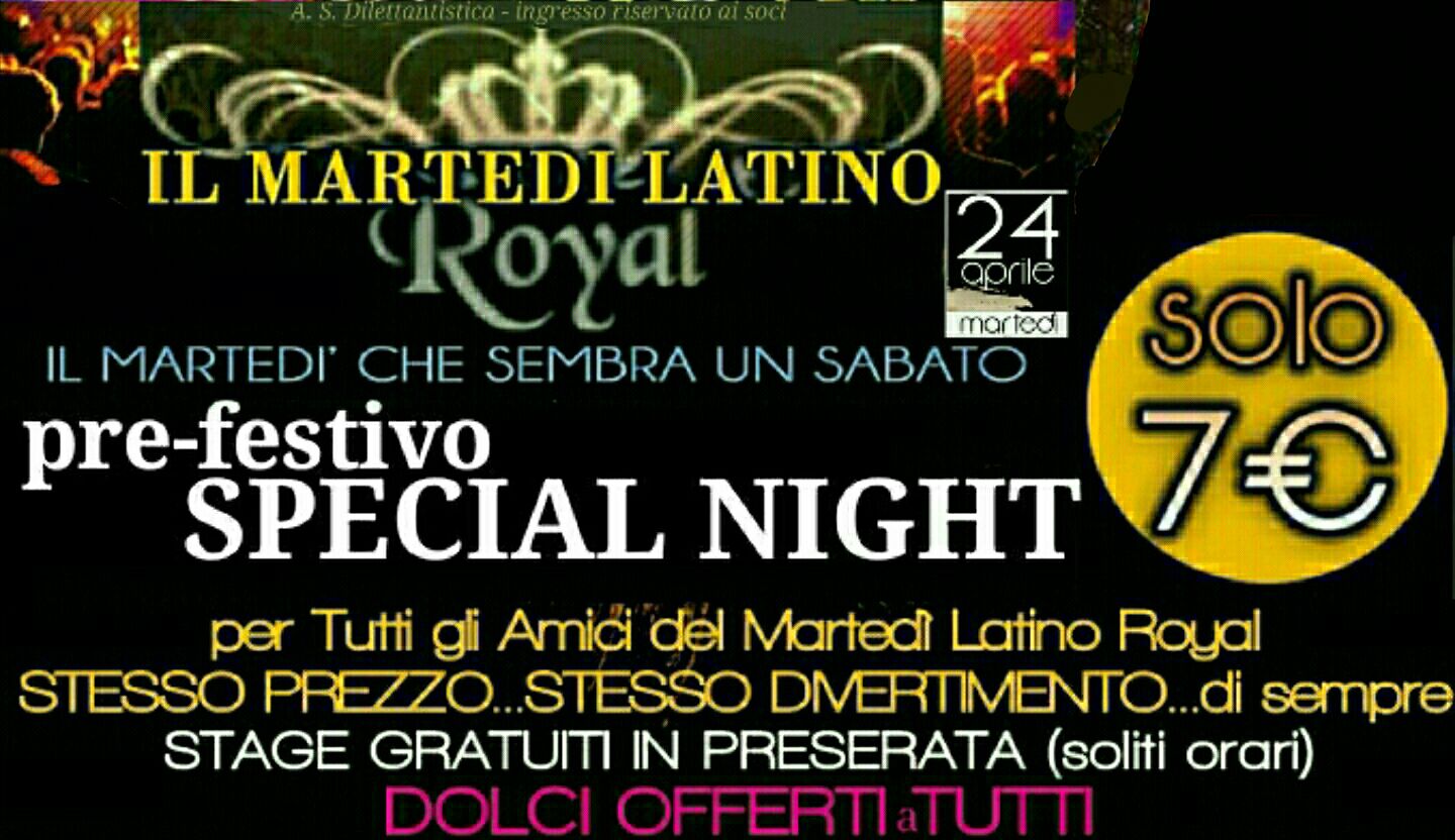 PRE-FESTIVO special night al MARTEDÌ LATINO