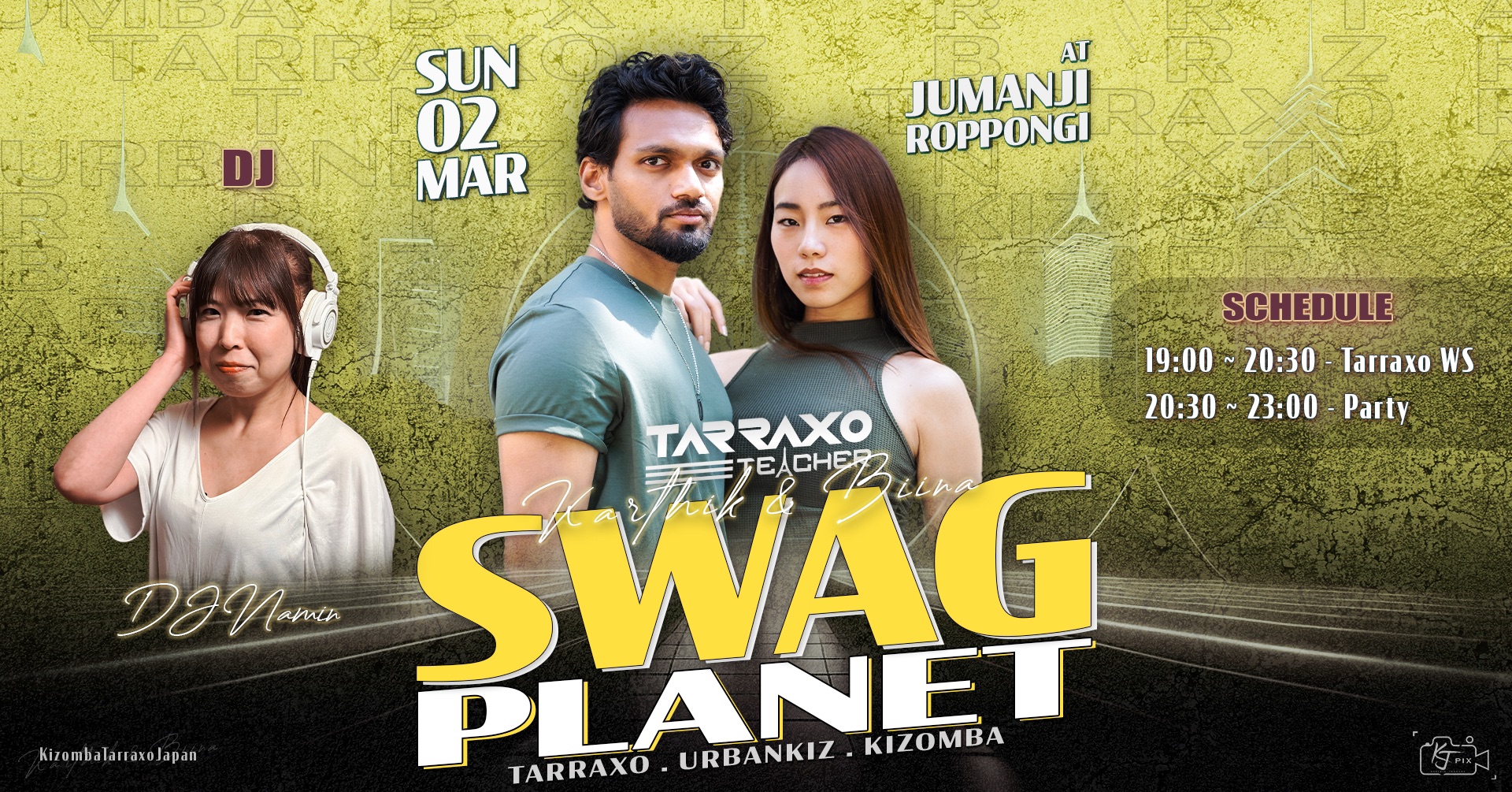 3 2(Sun) SWAG PLANET - Tarraxo Urbankiz Kizomba