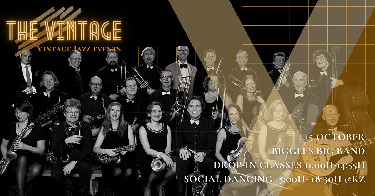 THE VINTAGE - DROP-IN classes & Live Music by Biggles Big Band!