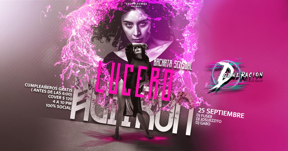 DGeneración Bachata Social - domingo 25 de sept 4 pm