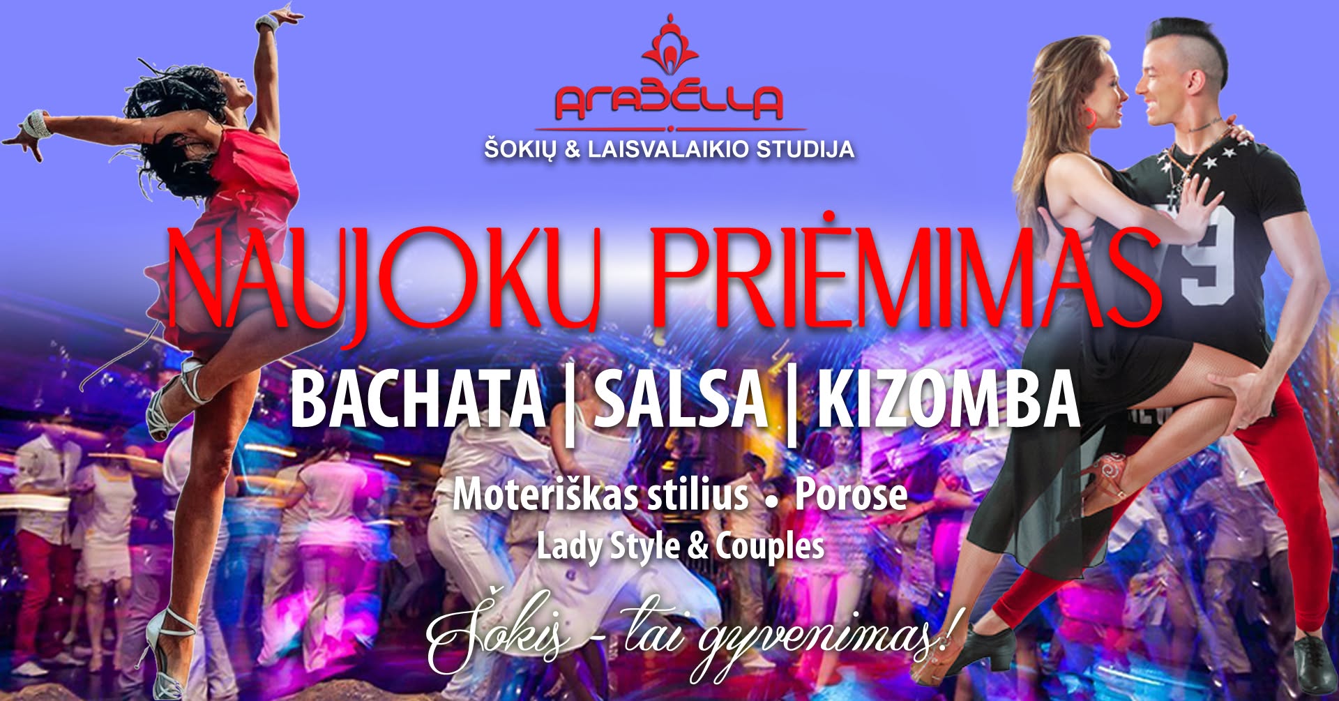 Šokių sezonas staruoja ● Naujokų registracija į pamokas