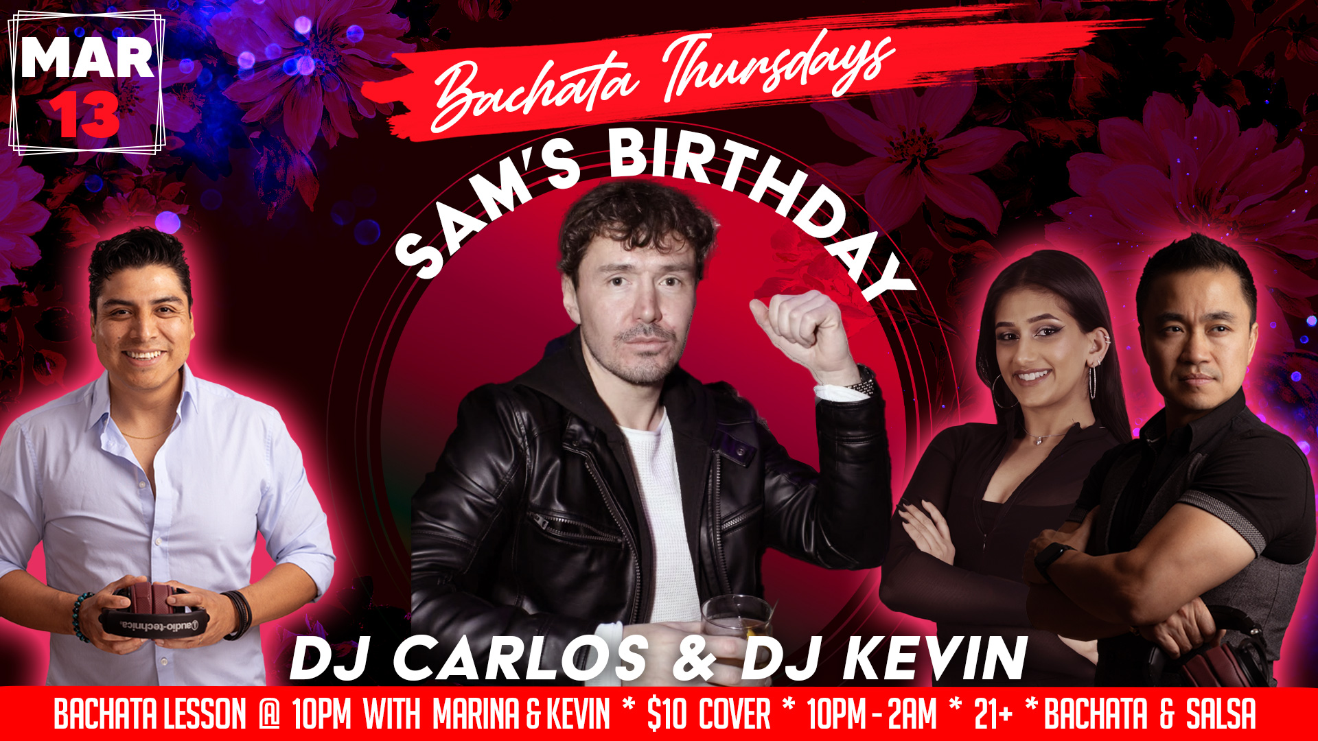Bachata Thursdays MAR 13