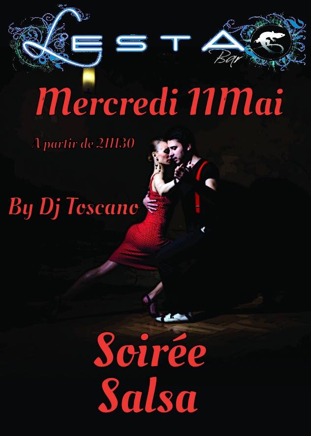 Soirée SALSA à L'Estabar MERCREDI 11 MAI