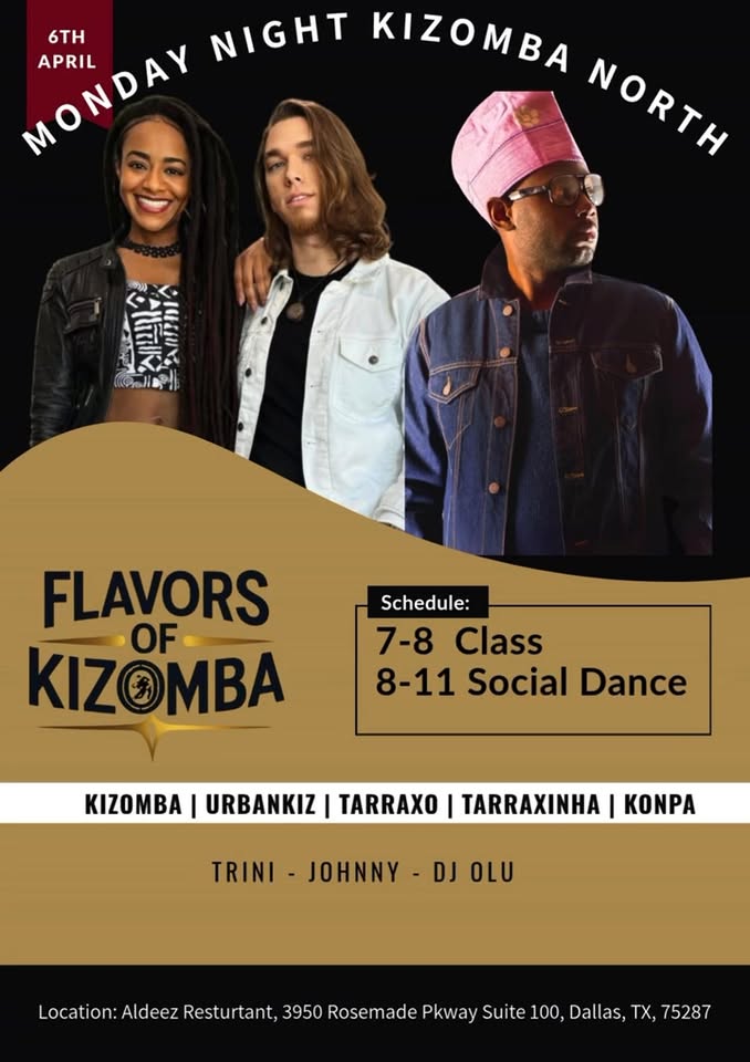 Flavors of Kizomba, Monday Night Kizomba North