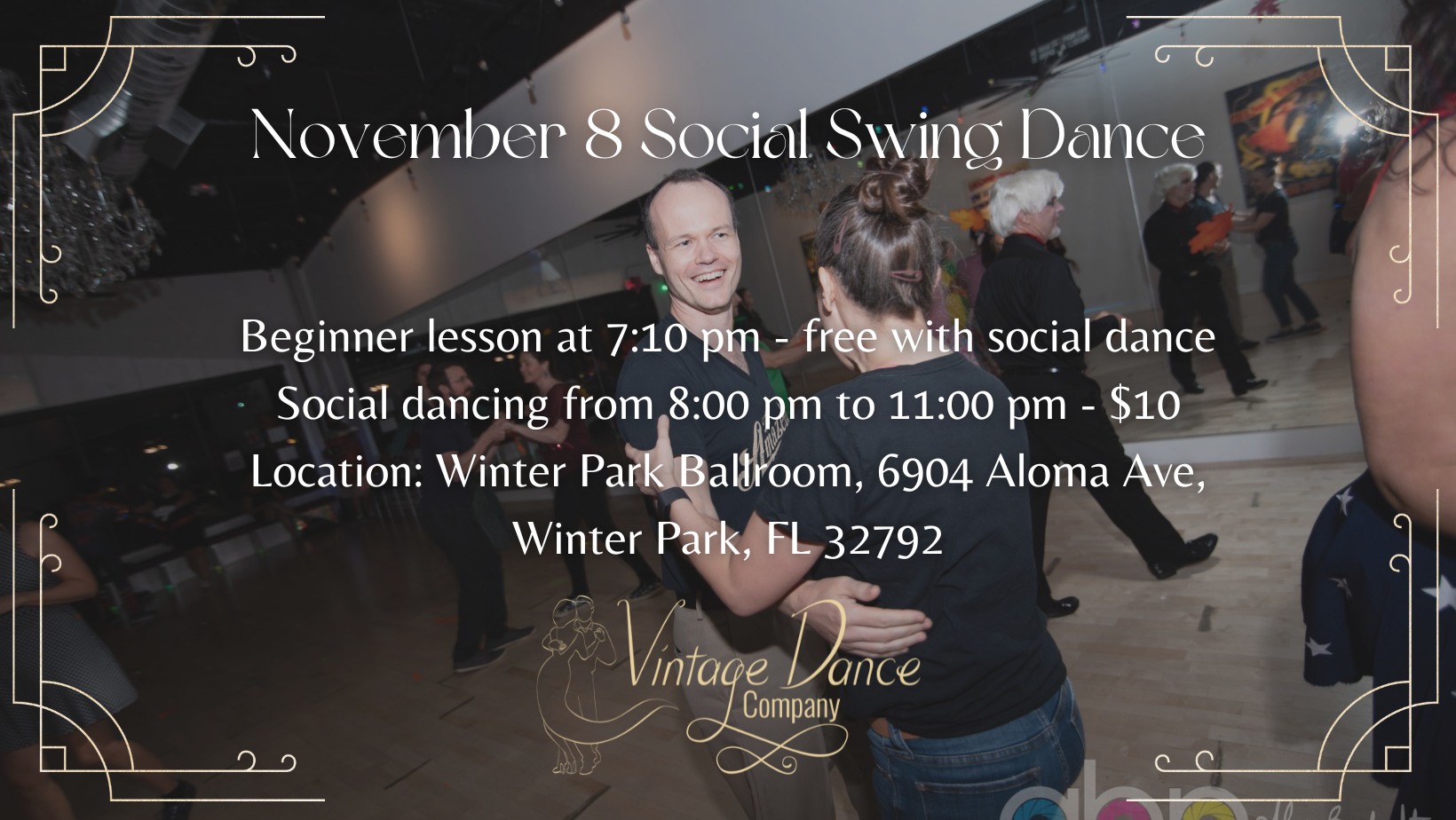 November 8 Social Dance
