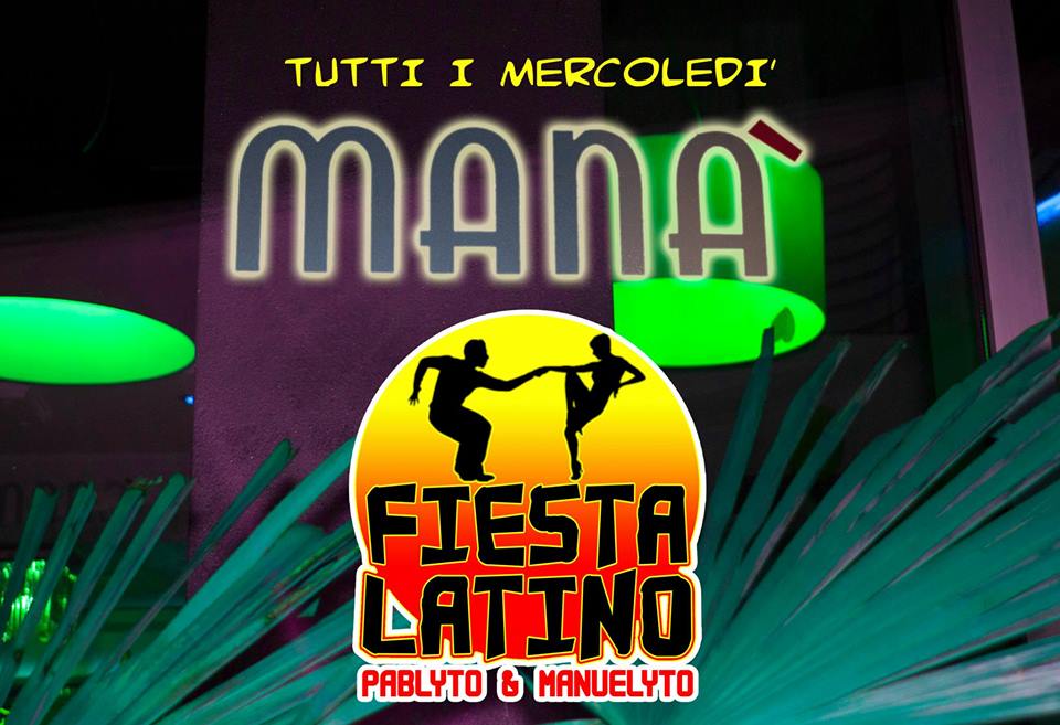 IL " FIESTA LATINO" MERCOLEDI APERITIVO LATINO DALLE 19:00