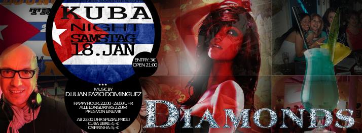 Diamonds present Kuba-Night mit Dj Juan Fazio