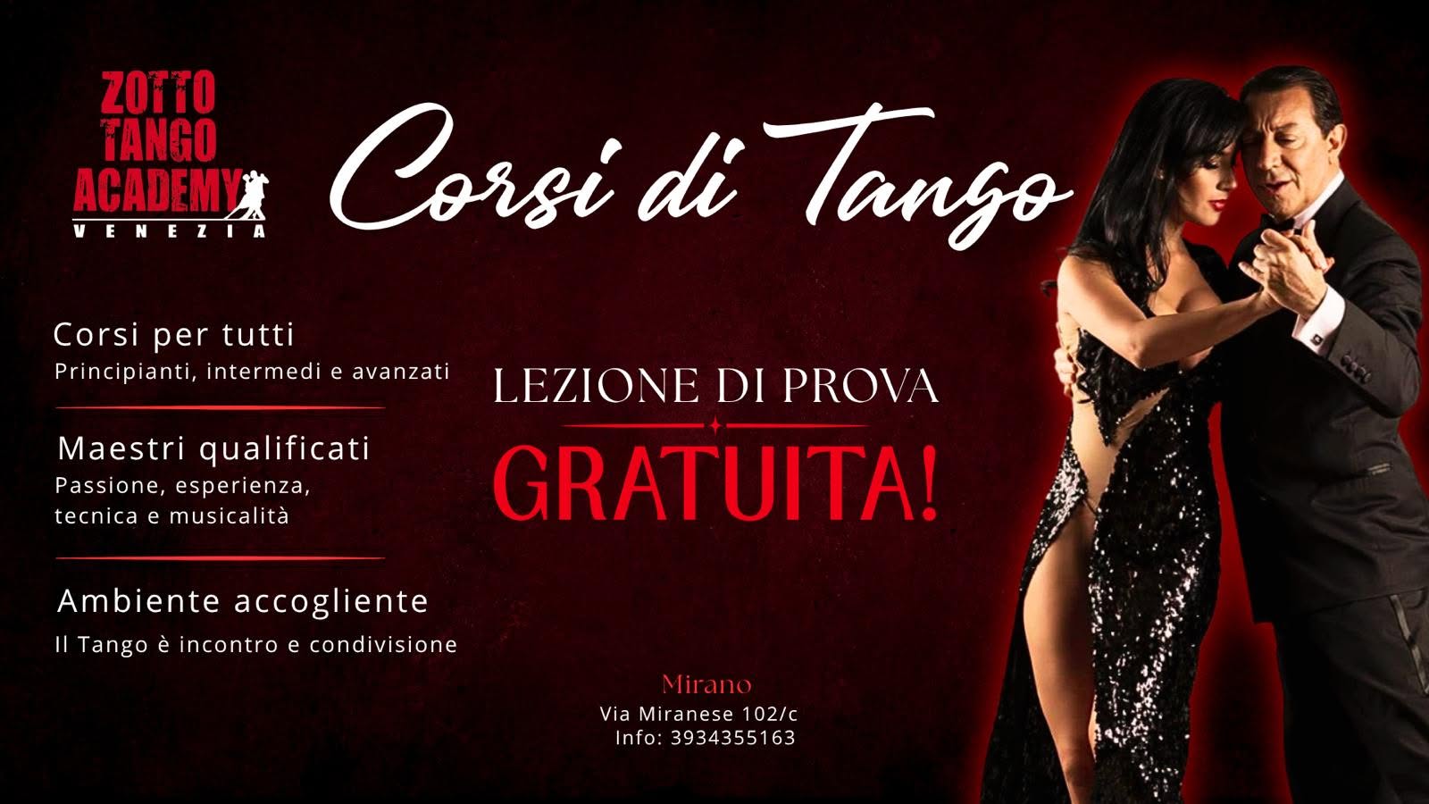 CORSI DI TANGO ARGENTINO - per tutti i livelli