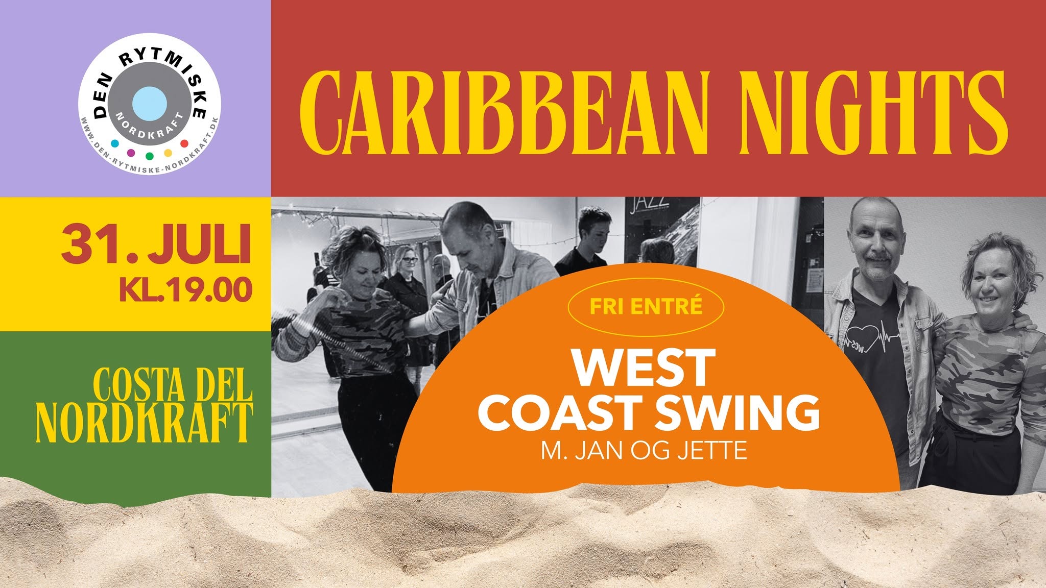 Caribbean Nights - WEST COAST SWING Costa del Nordkraft