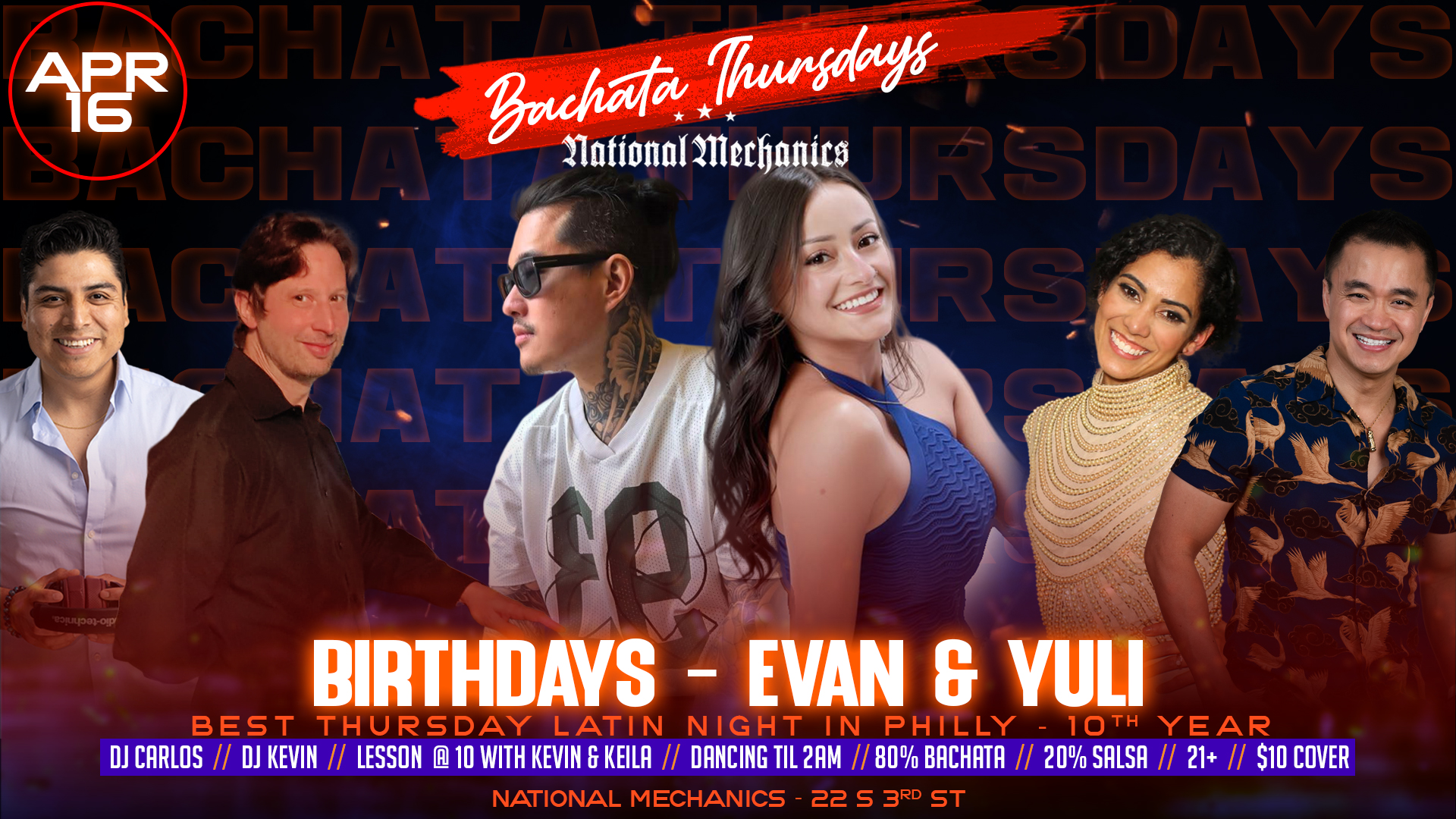 Bachata Thursdays - APR 16