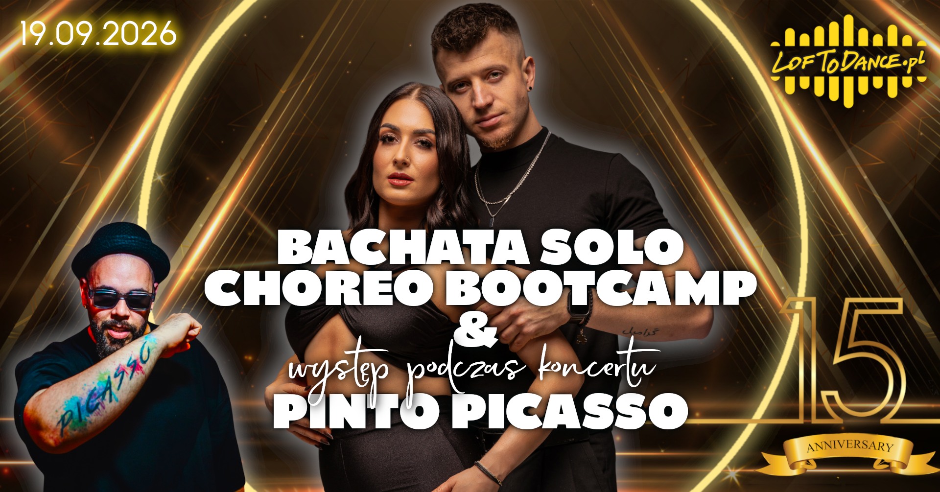 Bachata solo choreo bootcamp & występ podczas koncertu Pinto Picasso