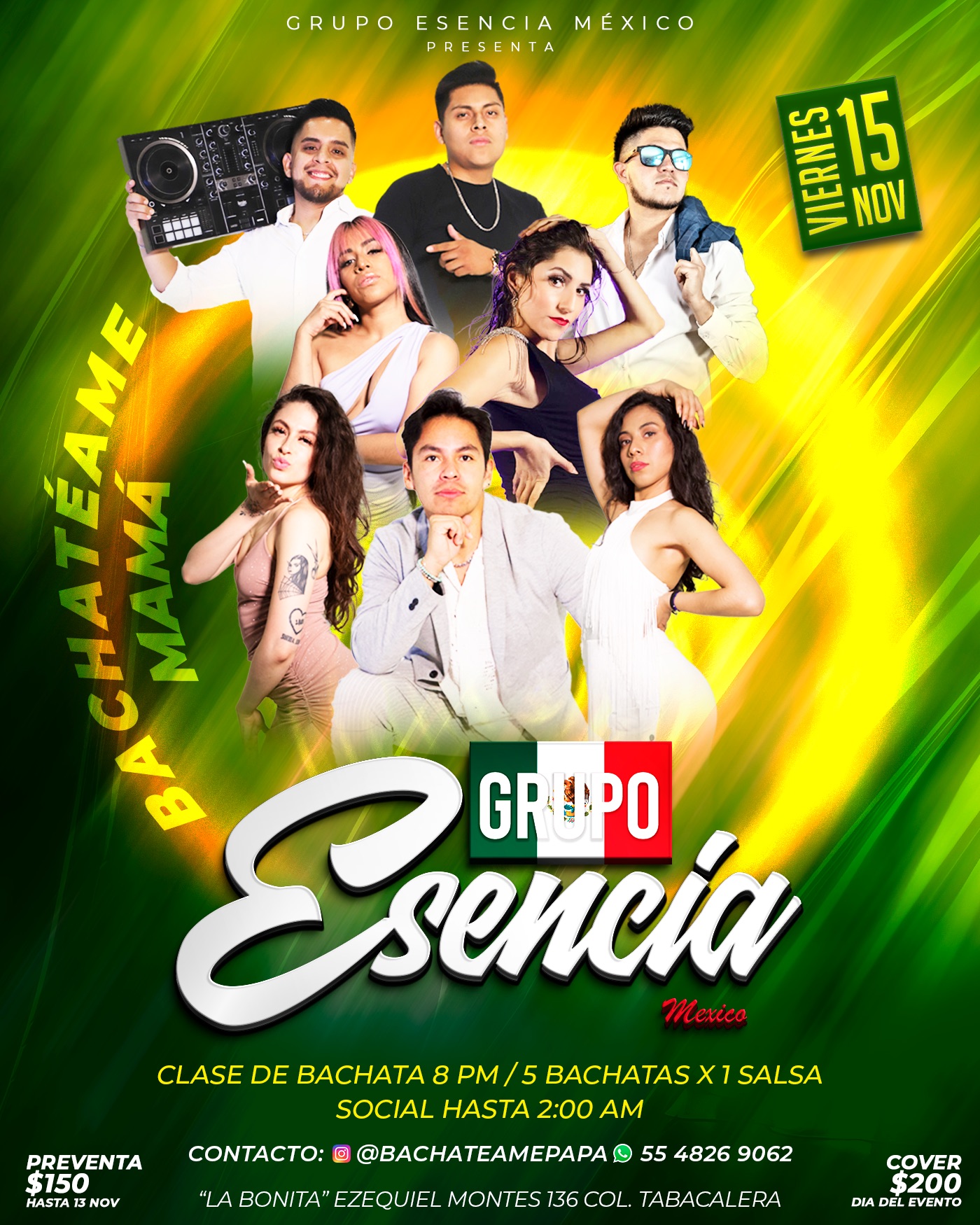 Bachatéame mamá•Social Bachatero•Noviembre 15