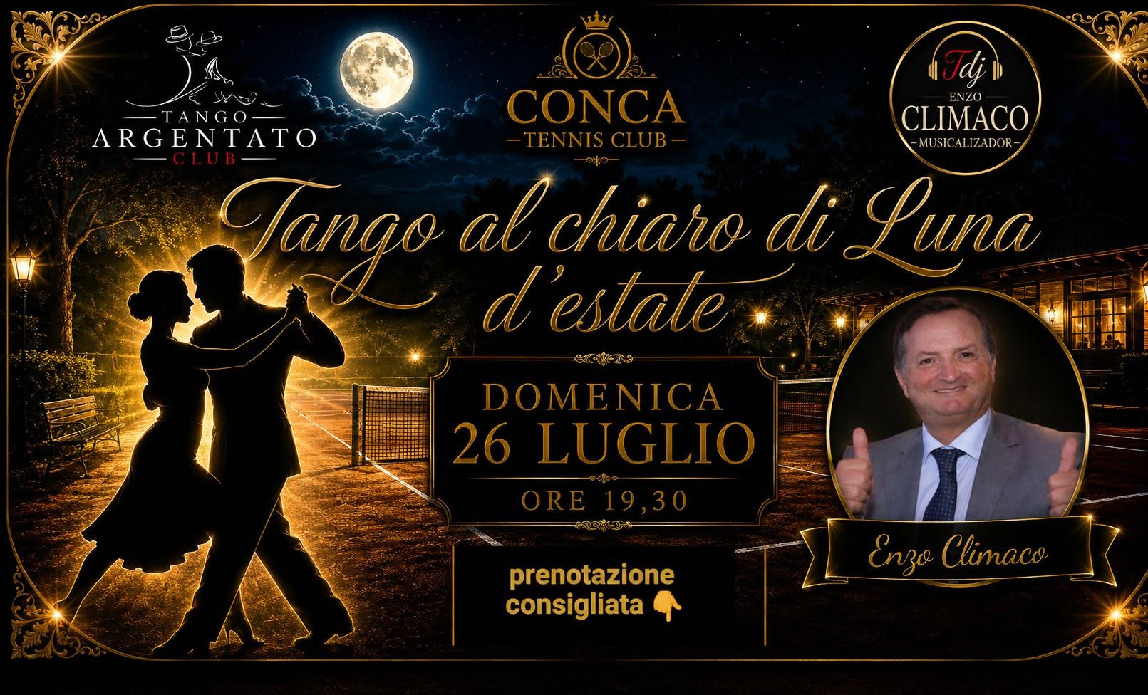 Conca πΊ Tango al Chiaro di Luna d'estate