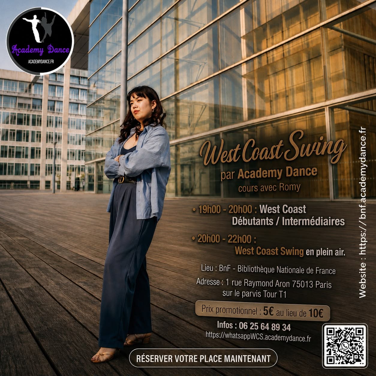 West Coast Swing: Cours et Soirée en plein air