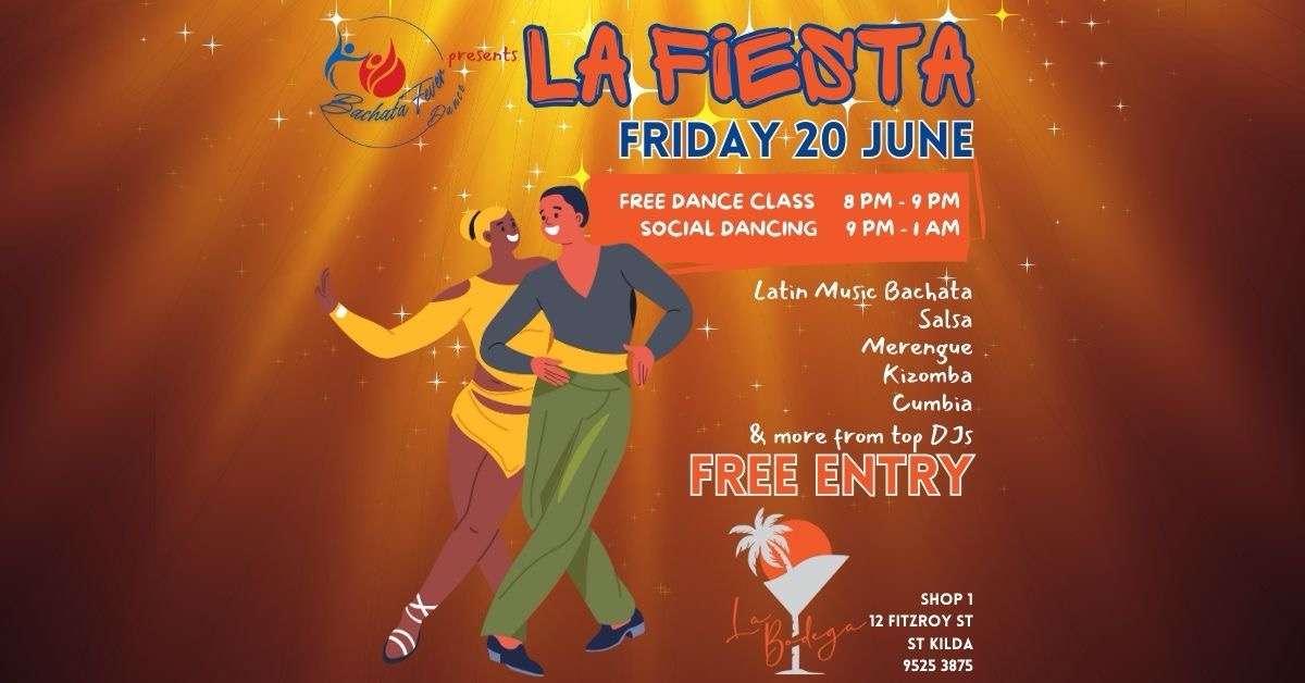 LA FIESTA Bachata Fever Friday Night Social Dancing