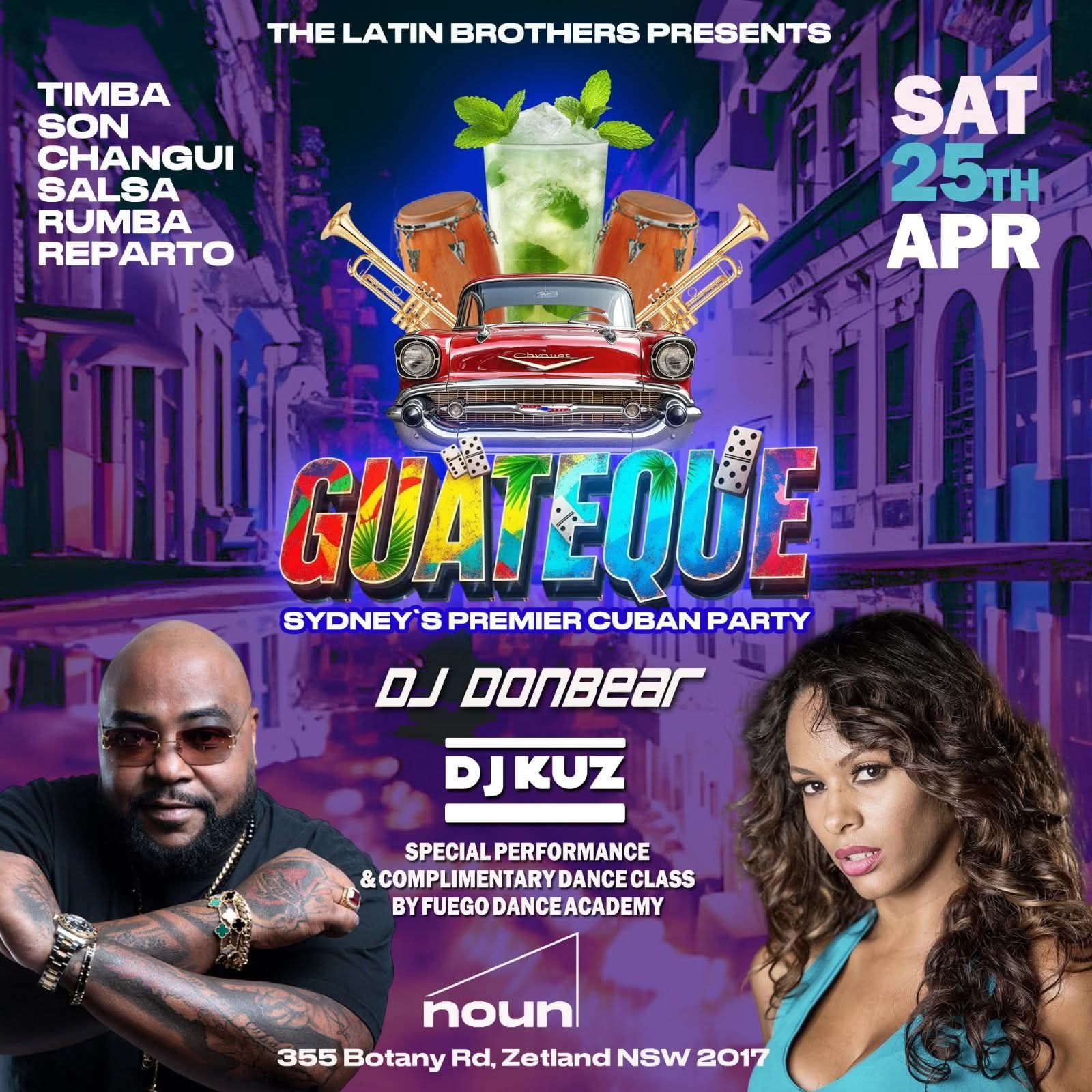 GUATEQUE APRIL- SAT 25TH APRIL