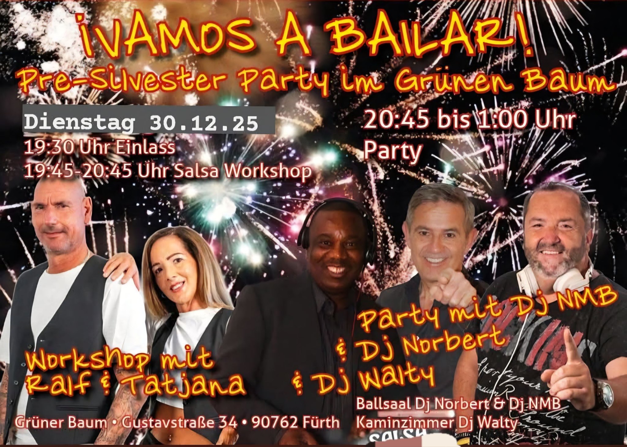 ¡Vamos a Bailar! Pre-Silvester Party