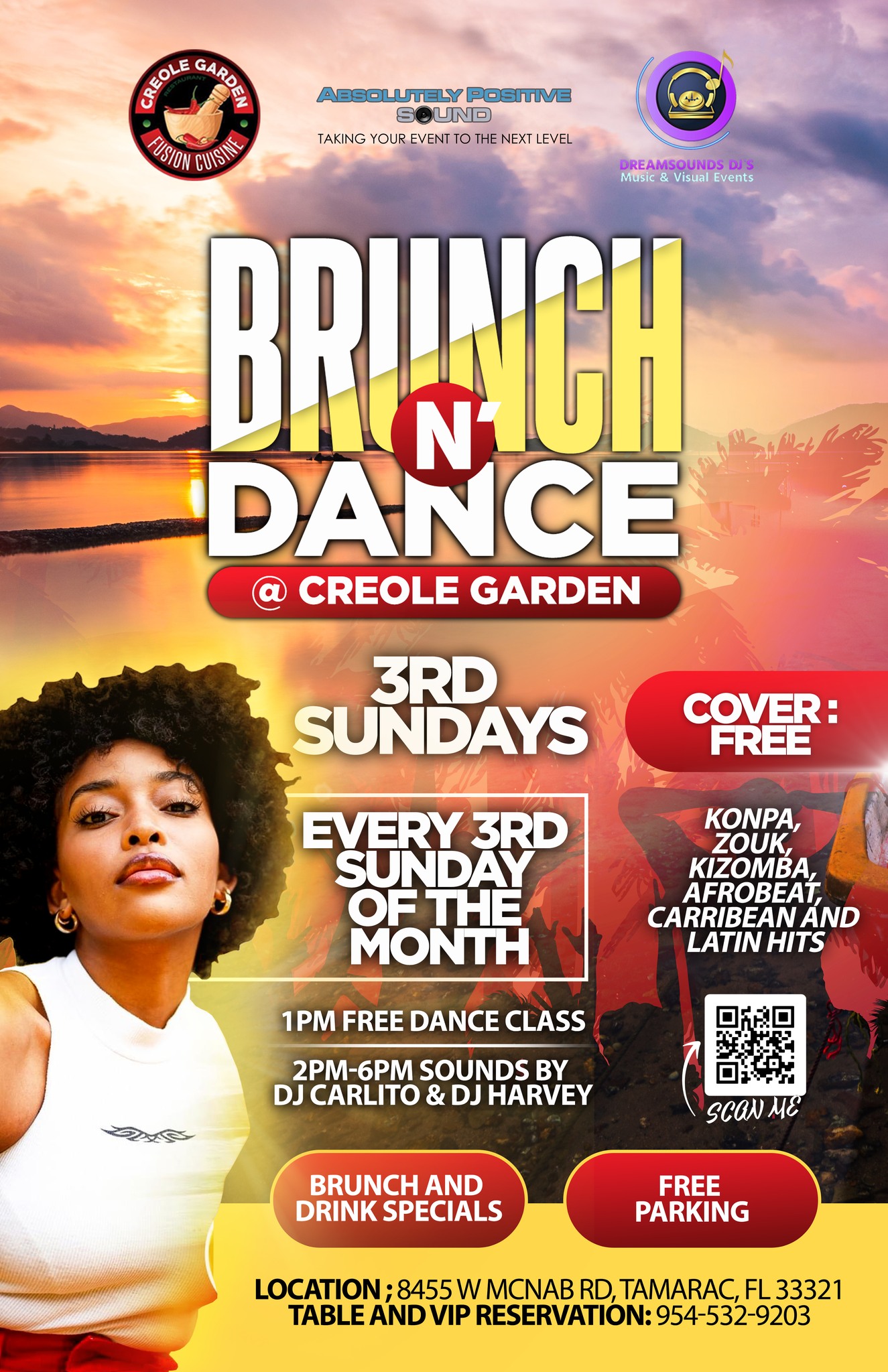 Brunch N' Dance 3rd Sundays @ Creole Garden