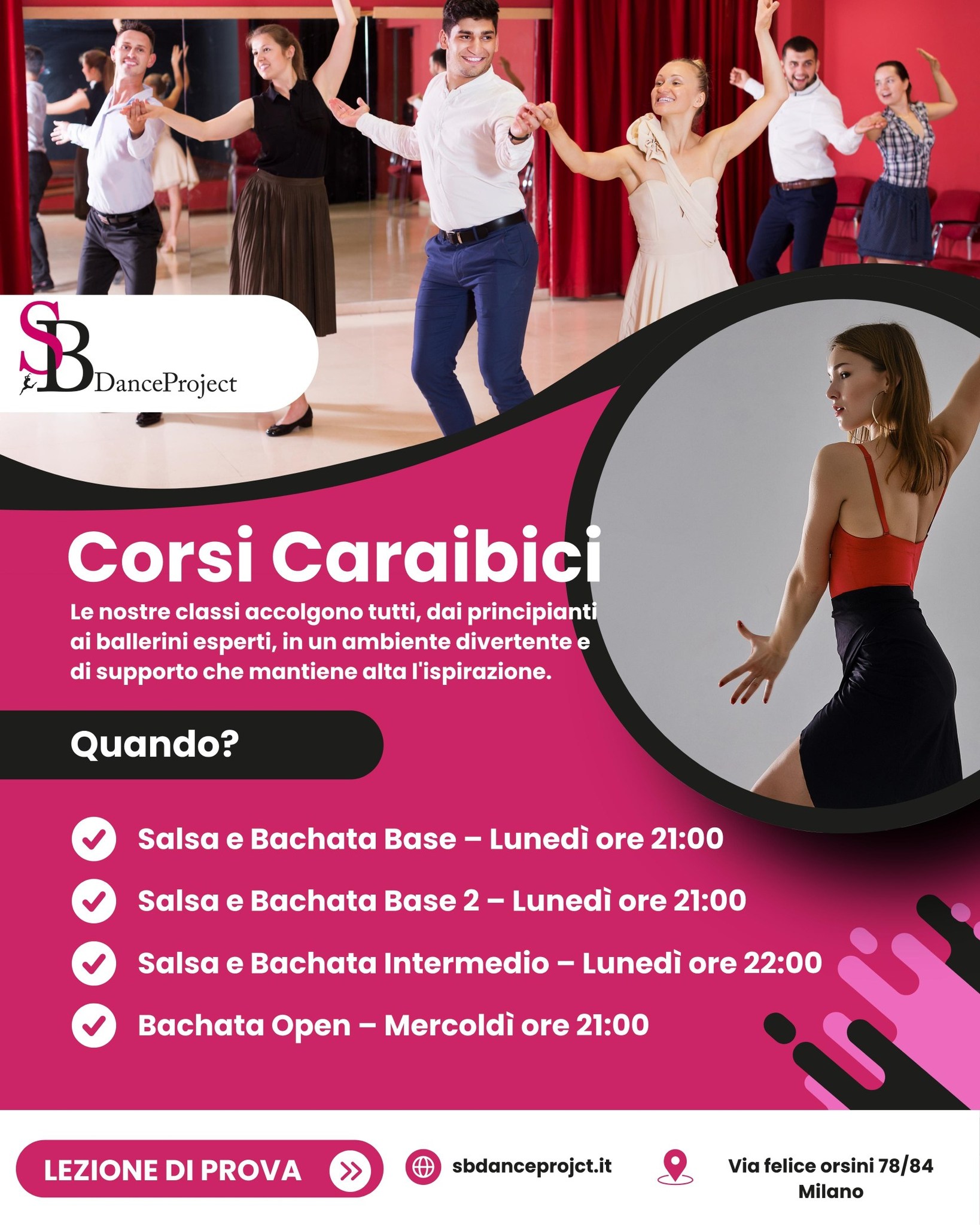 Lezione prova Salsa e bachata