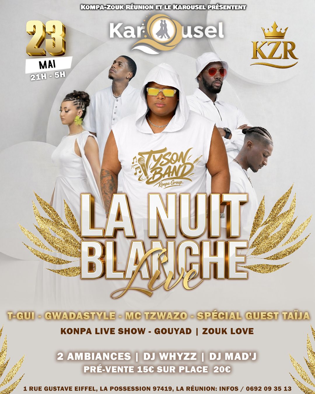 ✨️LA NUIT BLANCHE LIVE 🎶- KONPA LIVE SHOW GOUYAD ZOUK LOVE 2 AMBIANCES🥳 💃🕺