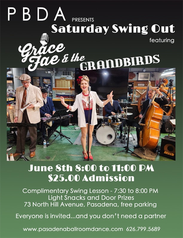 Grace Fae & the Grandbirds Debut at Pasadena Ballroom Dance