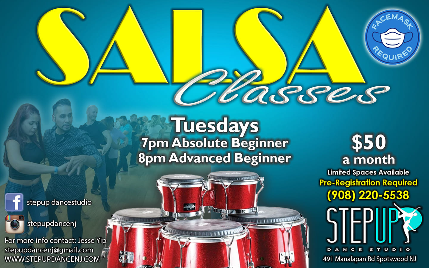 Salsa Classes at Step Up Dance Studio