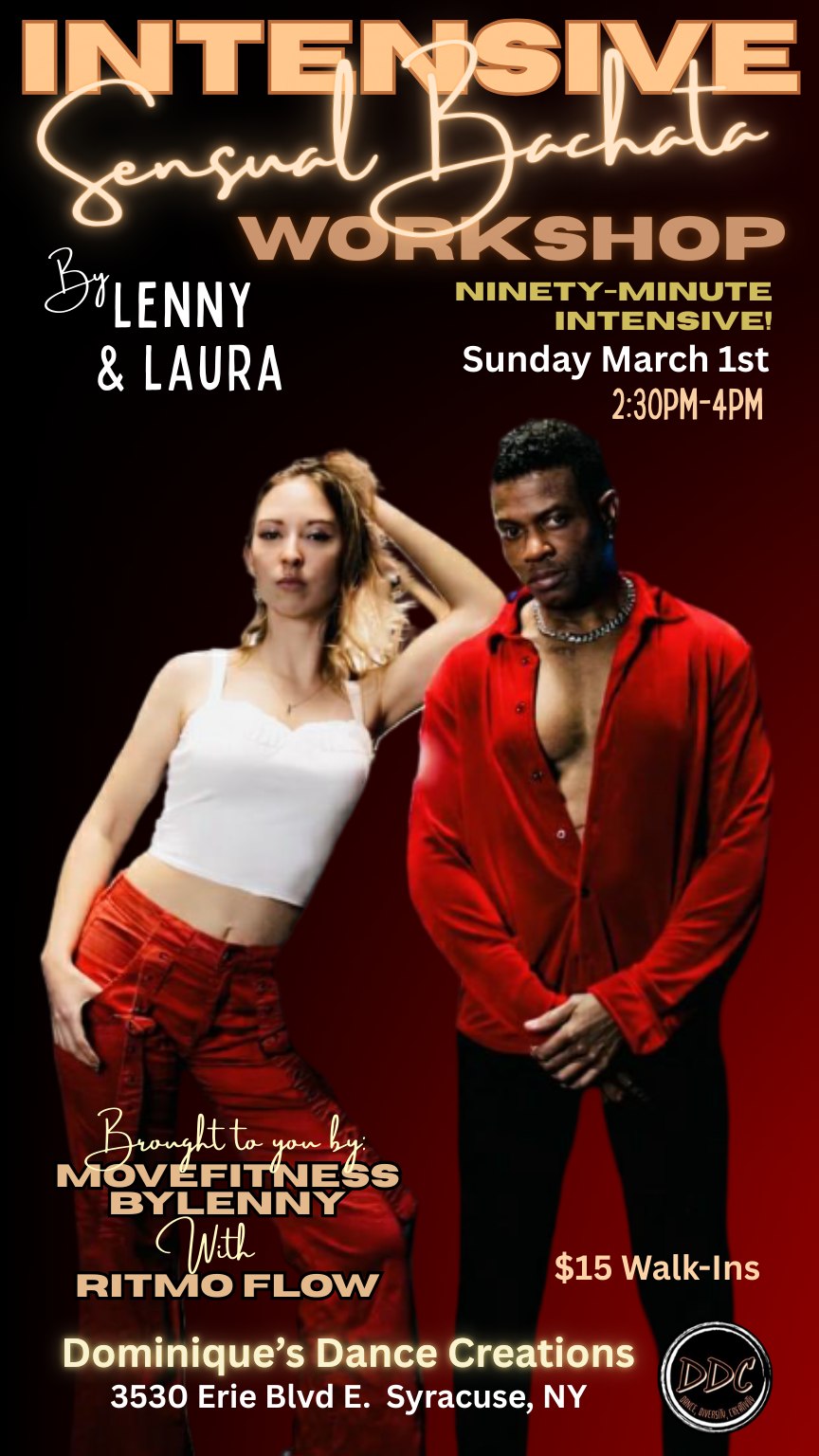 90-Minute Sensual Bachata Sunday Workshops