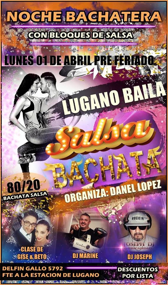 Noche Bachatera + LuganoBaila
