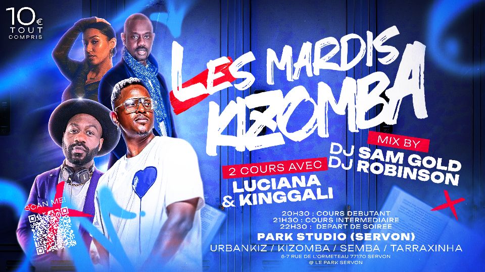 Mardi 2 Septembre - Les Mardis Kizomba - Park Studio