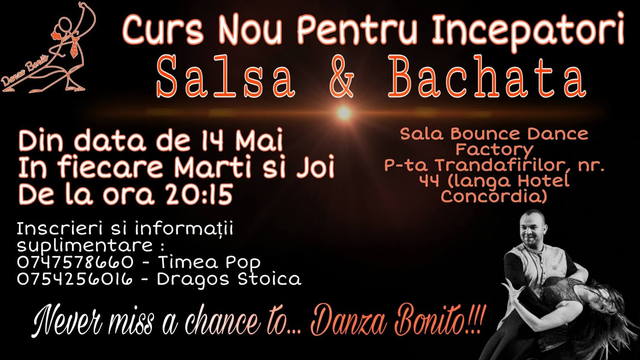 Curs Nou de Salsa si Bachata pentru incepatori