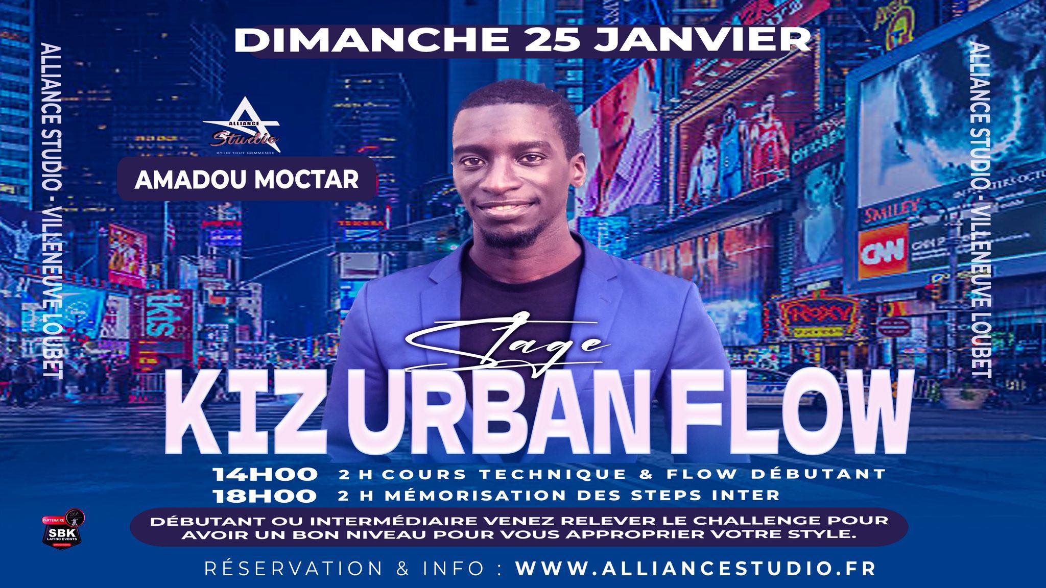 STAGE DE KIZOMBA URBAN KIZ AVEC AMADOU